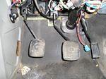 Pedals heated and moved to the right. they fit pretty good after all the jiggling around.