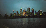Sydney at dusk from the Gardens