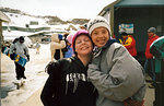 Girls from the Snowbunny Lodge in Smiggins