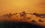 The top of Mount Perisher viewed thru my goggles